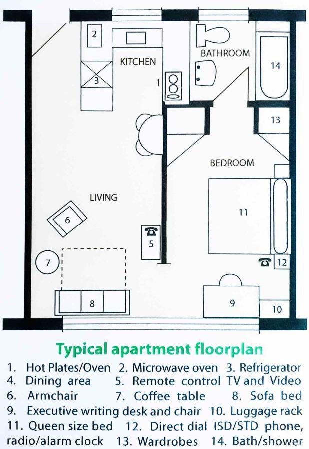 Birches Serviced Apartments Мельбурн Экстерьер фото